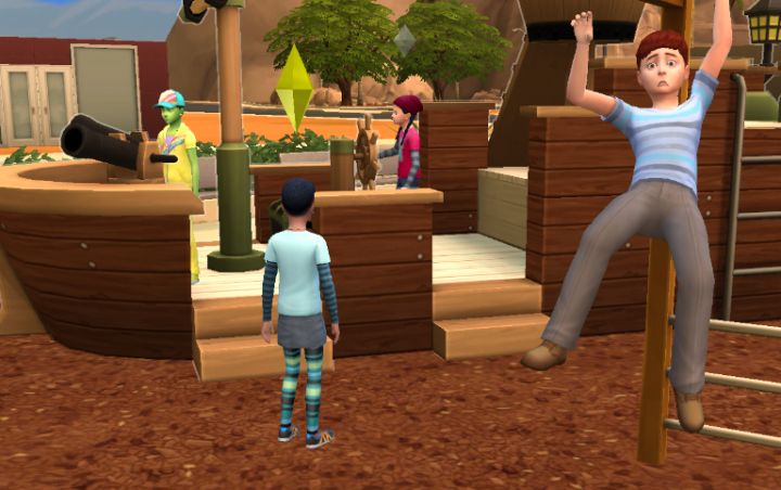 Playing multiple households lets you populate the town with your own Sims