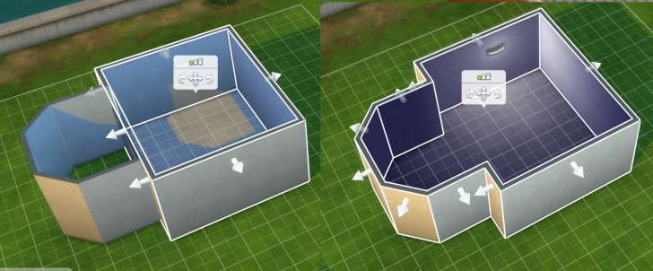 Sims 4 Building How-To's: adding a wall and rmoving it combines two rooms