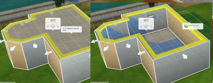 Sims 4 Building How-To's: removing or adding a ceiling