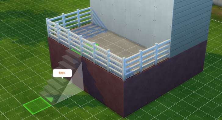 Sims 4 Building How-To's: stairs need to be placed