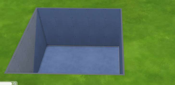 Sims 4 Building How-To's: remove the ceiling from a basement to make an open pit in the yard