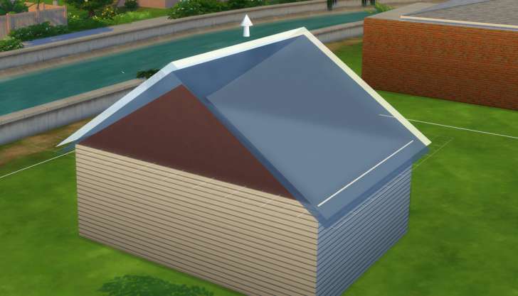 Sims 4 Building How-To's: adjust the height of the roof