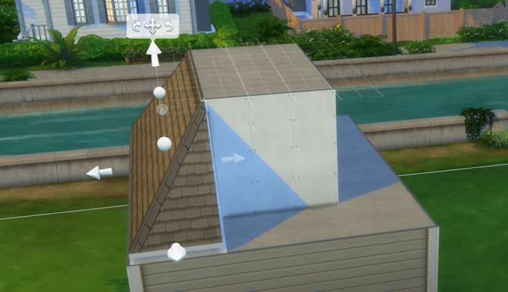 Sims 4 Building How-To's: finish roof with trims