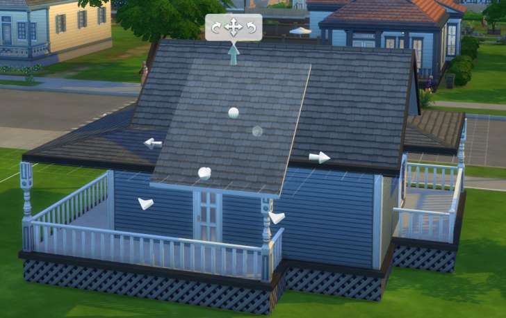 Sims 4 Building How-To's: trimming the roof