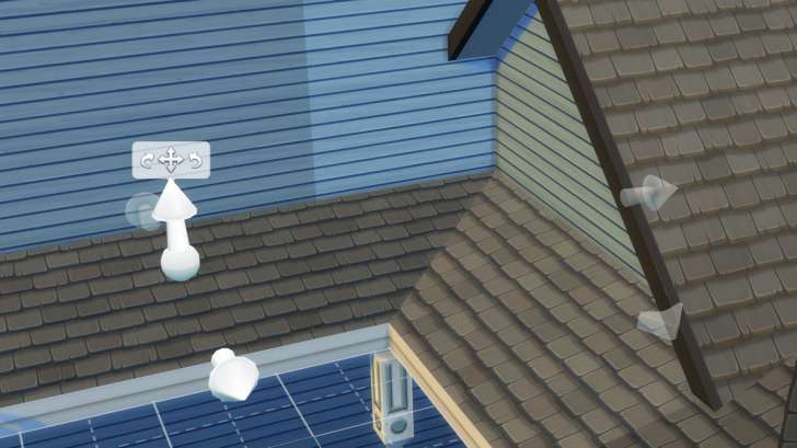 Sims 4 Building How-To's: height adjustment leads to great looking roof for the home