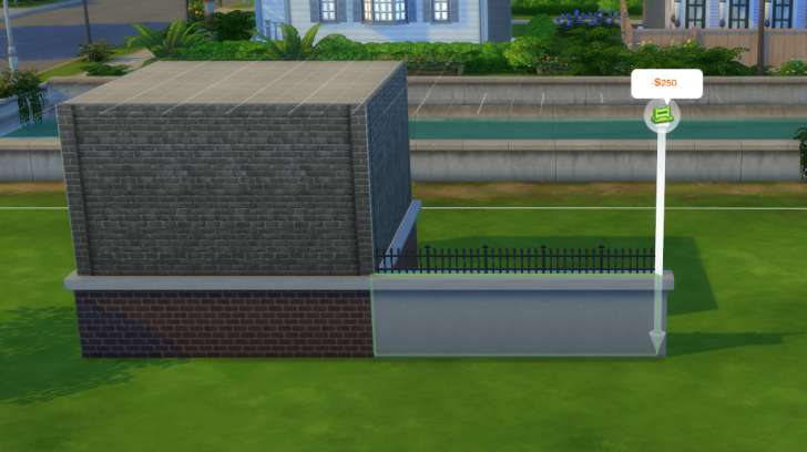 Sims 4 Building How-To's: fences can have foundations