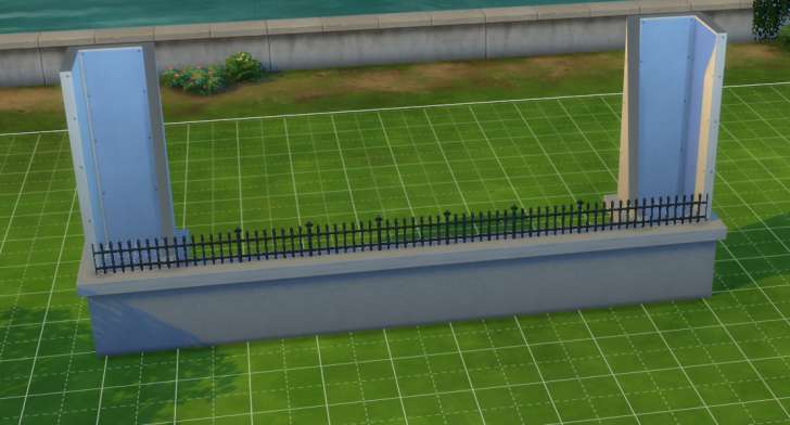 Sims 4 Building How-To's: build a higher fence between two rooms