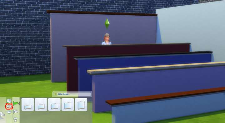 Half Walls in The Sims 4