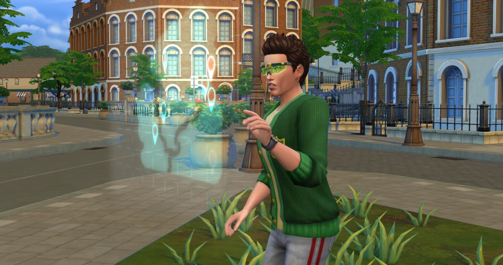Computer glasses in The Sims 4 Discover University
