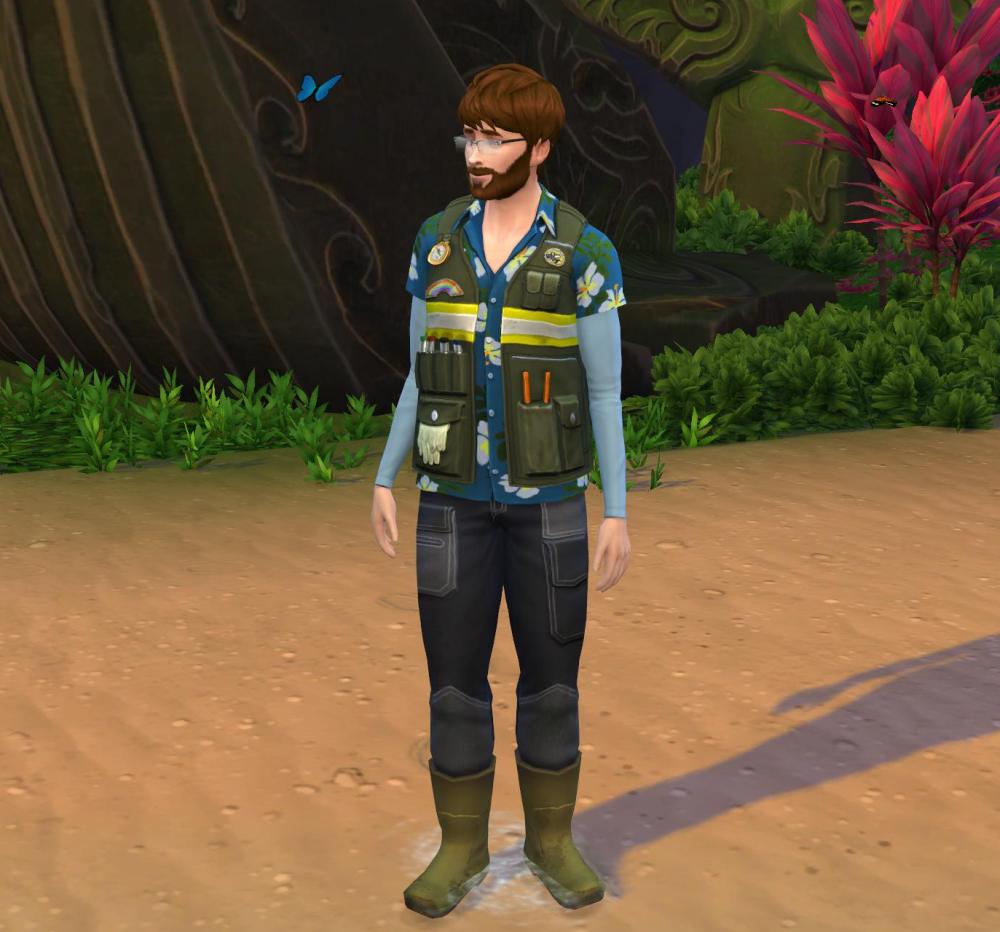 The Sims 4 Island Living: Conservationist Uniforms