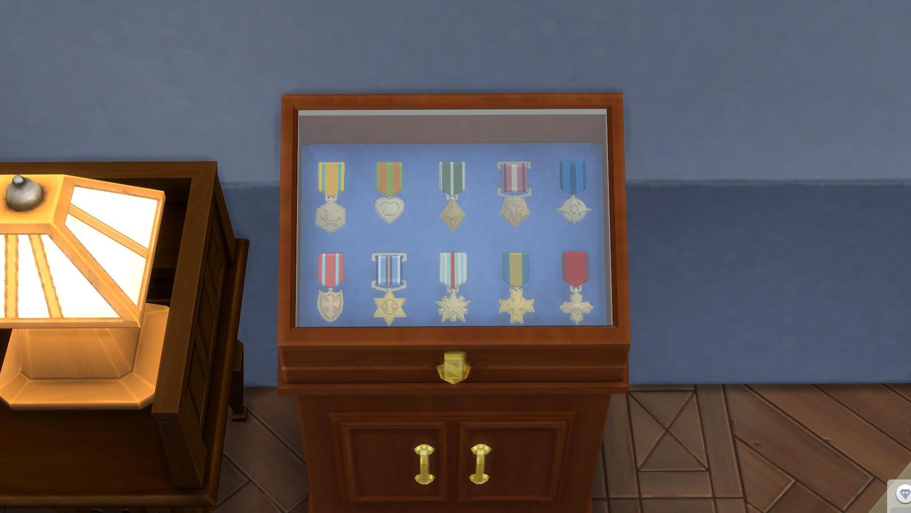 Military Medals in The Sims 4 StrangerVille Game Pack