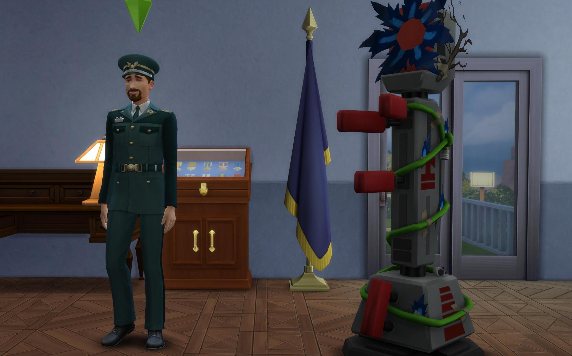 Military Career Officer Rewards in The Sims 4 StrangerVille Game Pack