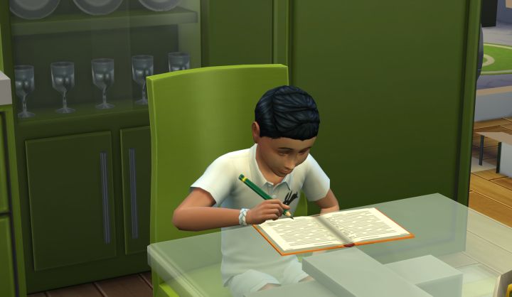 Sims 3 make someone else do homework