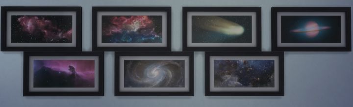 The Sims 4 Space Prints Collection