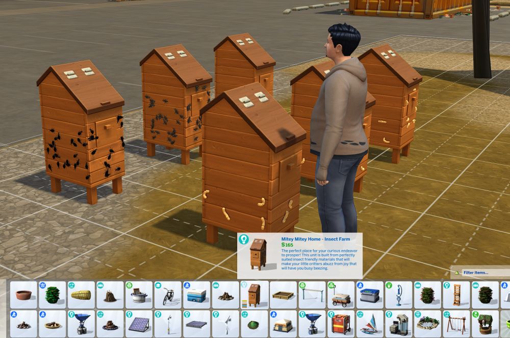 How to buy an insect farm in the Sims 4 Eco Lifestyle Expansion Pack