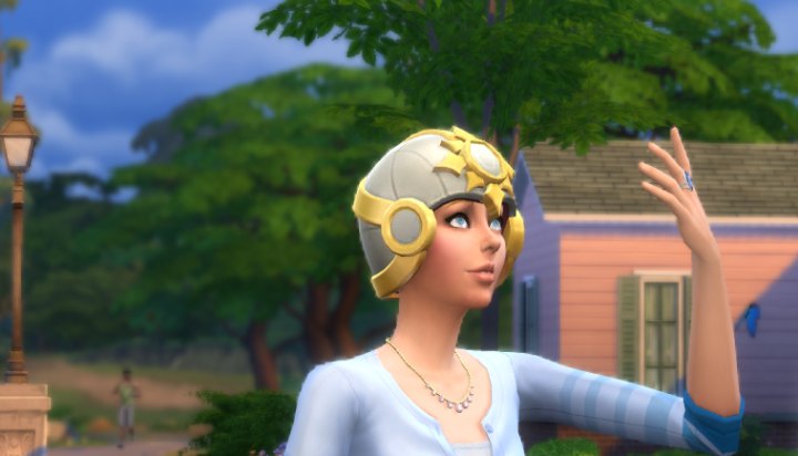 The Celestial Crystal Crown in The Sims 4 Get Famous Expansion