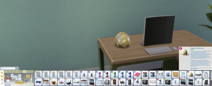 What does the crystal crown do in Sims 4