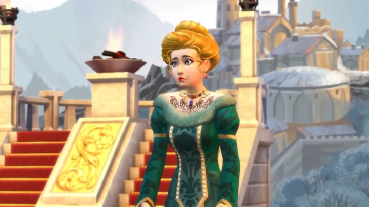 The Sims 4 Get Famous: an actor in costume