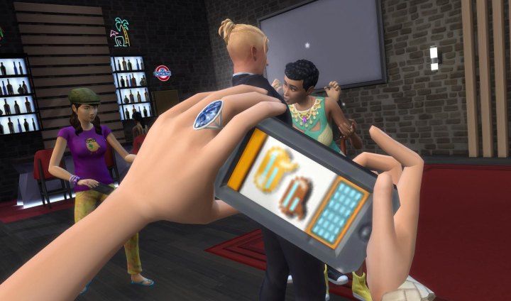 The Sims 4 Get Famous: Getting a celebrity's photograph