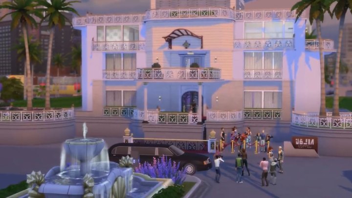 The Sims 4 Get Famous: A mansion in del sol valley