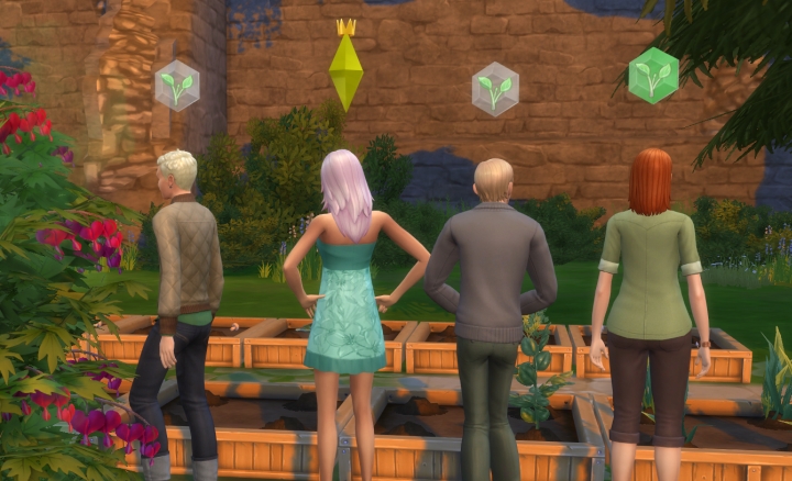 Leading a club in The Sims 4 Get Together