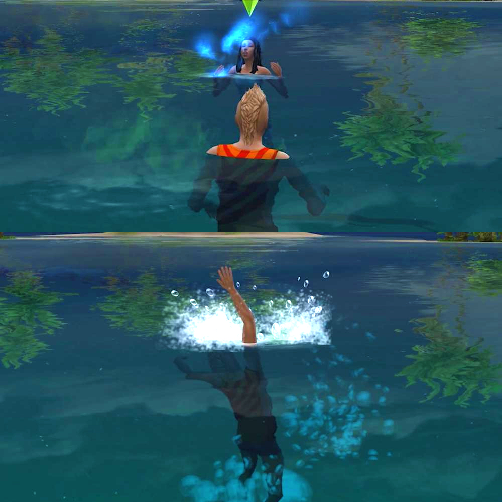 Siren's call is a spell in The Sims 4 Island Living