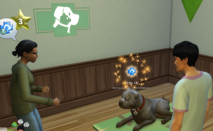 The Sims 4 Veterinarian: owning a clinic