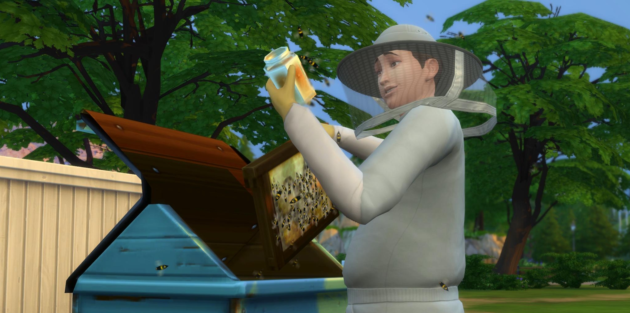 Beekeeping with the Bee Box in The Sims 4 Seasons