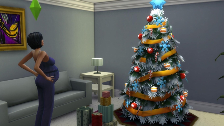 The Sims 4 Seasons: getting pregnant with father winter's baby