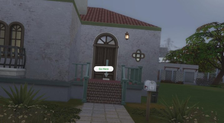 How to walk around doors and walls in The Sims 4 first person camera mode