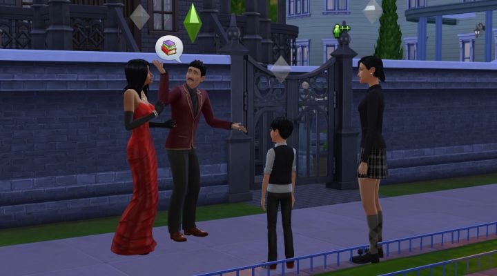 Sims 4 Goth Family