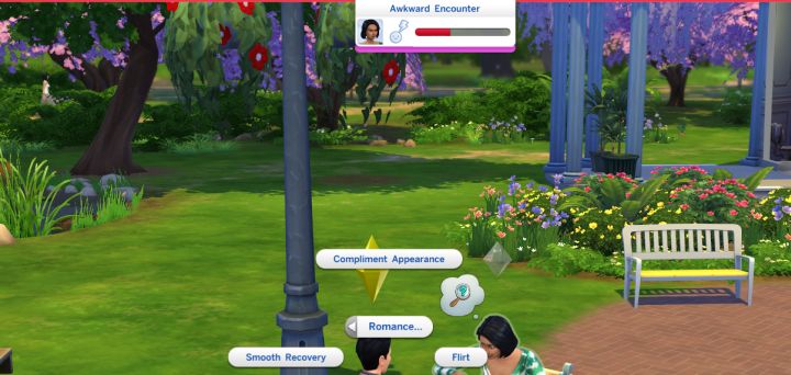 A failed Romance in The Sims 4