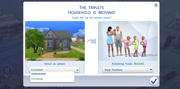 Moving Sims into a home from the Gallery