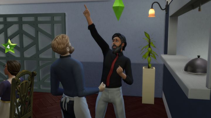 The Sims 4 Dine Out Pack - promote your staff