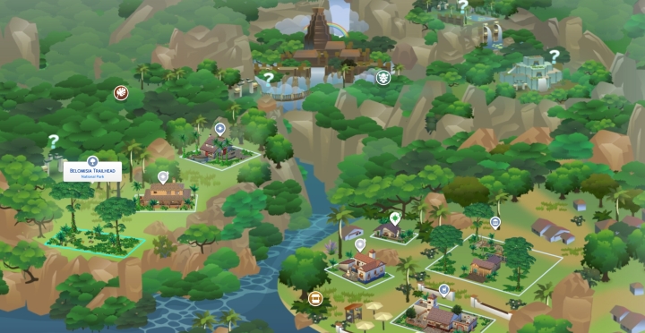 The Sims 4 Jungle Adventure: 