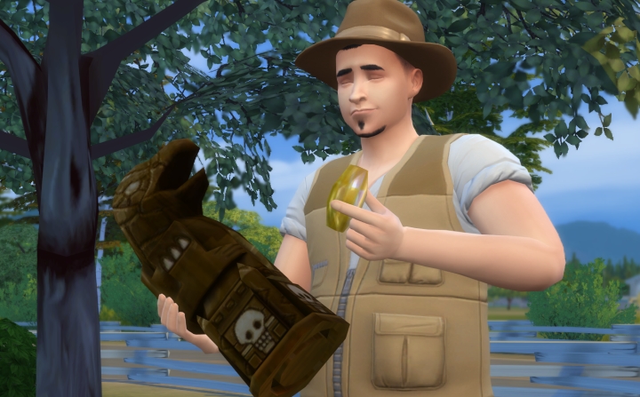 The Sims 4 Jungle Adventure: Refined crystal in relic