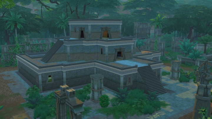The Sims 4 Jungle Adventure Game Pack: A temple to explore