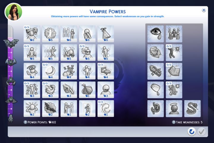 What vampire powers do for your Sim