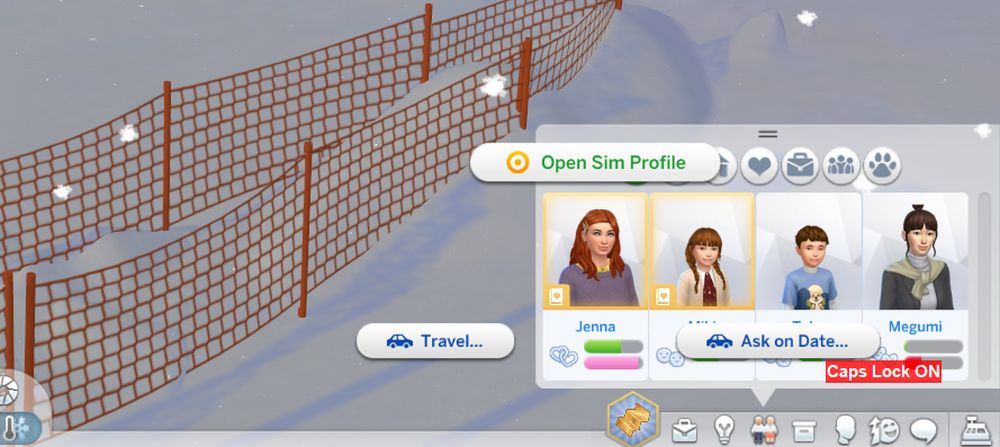 How to see the Sim Profile in Sims 4