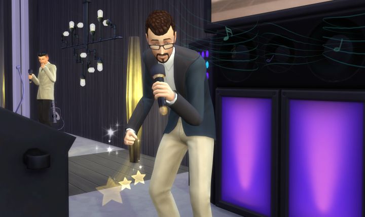 The Sims 4 City Living Singing