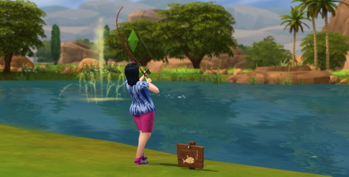 Sims 2 Catch Fish