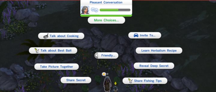 Sims 4 Outdoor Retreat - Learn a Recipe from the Hermit of Granite Falls