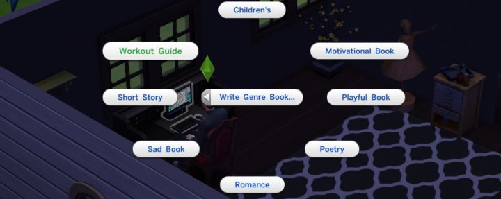 The Sims 4 Book Genres