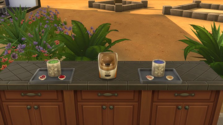 Tubs of Ice cream in The Sims 4 Cool Kitchen
