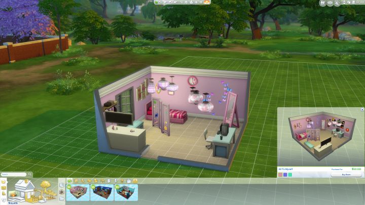The Sims 4 Kids Room Stuff - a girl's room