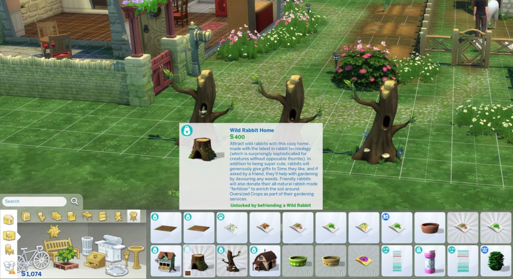 The Sims 4 Cottage Living Cheats for Wild Rabbits
