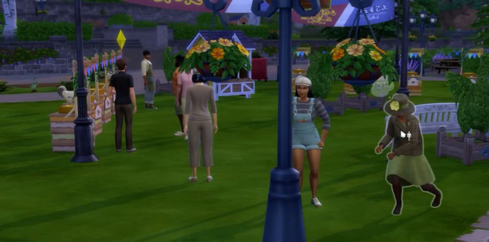 The fair in Sims 4 Cottage Living