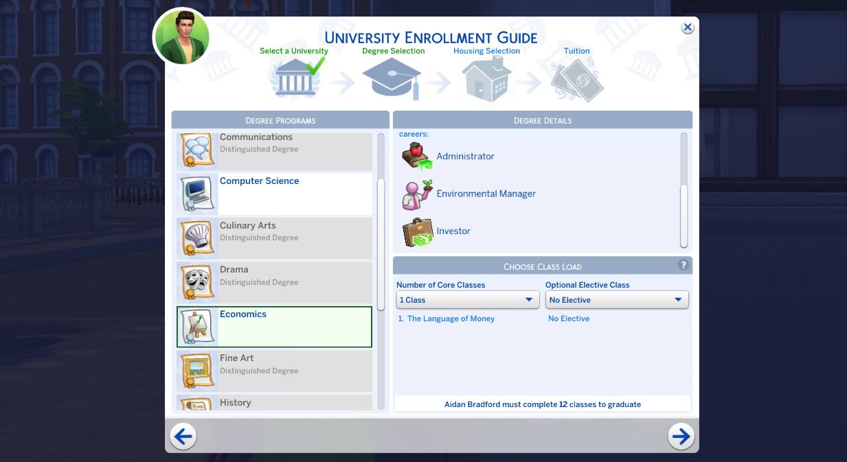 The Sims 4 university guide