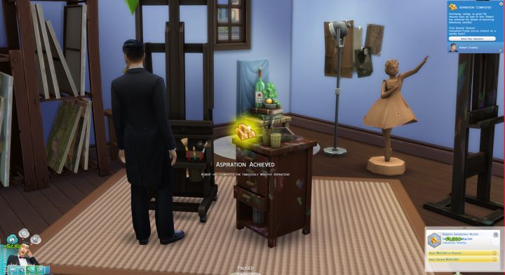 Sims 4 Fabulously Wealthy and the Shrewd Reward Trait