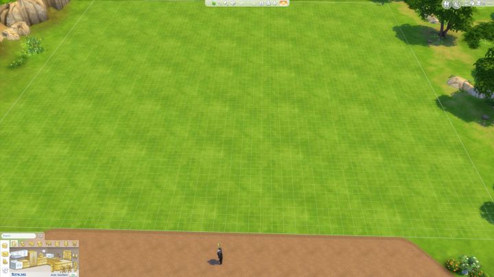 Building on a 60x60 lot in The Sims 4